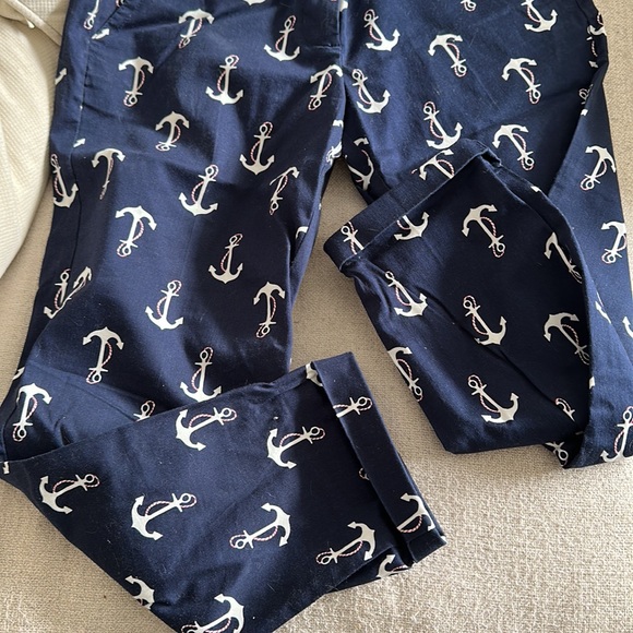‼️J. Crew Chino navy stretch chino pant w anchor accents (new without tags) - Picture 3 of 9
